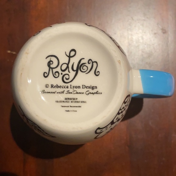 Rebecca R. Lyon Hedgehog Coffee Tea Mug  14 Oz. 4.75" Tall Ceramic - Picture 8 of 10